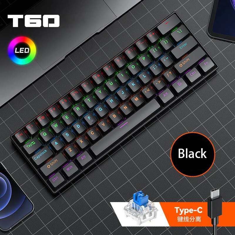 Gaming Keyboard Not Typing - Keyboard Mekanis Hot Swappable T-WOLF T60,