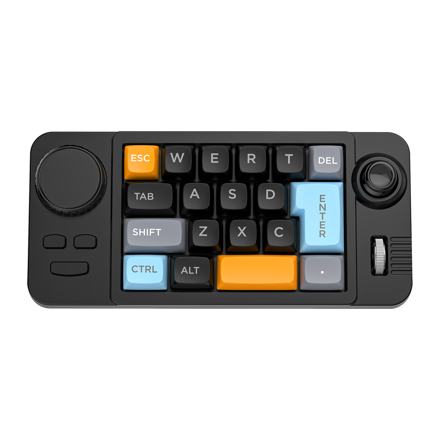 Gaming Keyboard Hot Swappable - Joystick 19 Tombol Double Roller RGB