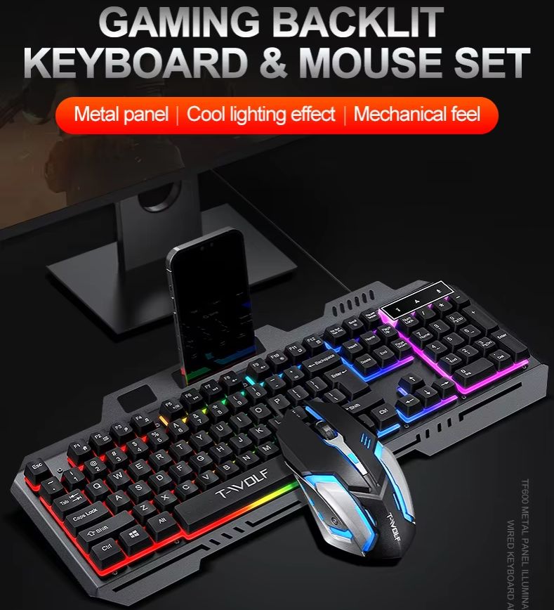 Keyboard Gaming Mekanis Berkab - Gaming Keyboard And Mouse Set ulasan dan harga