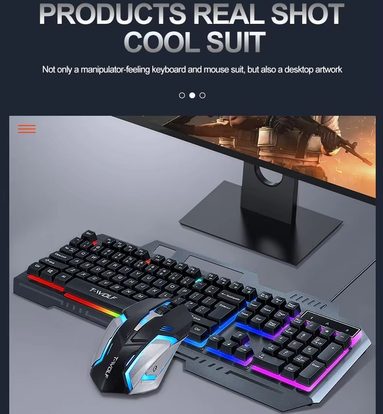 Keyboard Gaming Mekanis Berkab - Gaming Keyboard And Mouse Set ulasan dan harga