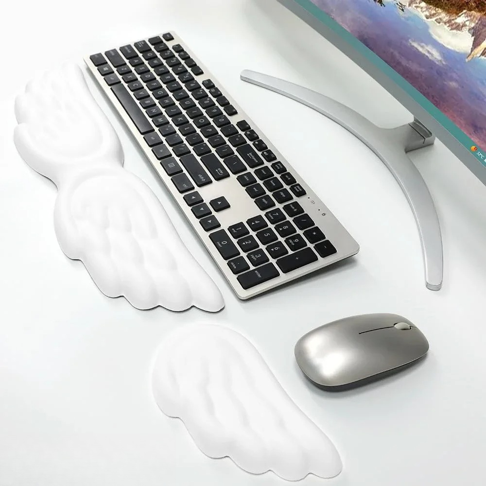 Mousepad Ergonomis Angel Keybo - Gaming Keyboard Mouse Set ulasan dan harga