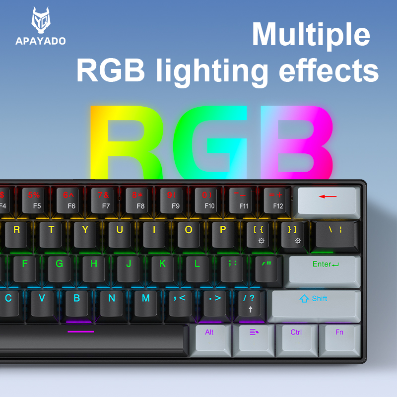 APAYADO K61 Keyboard Mekanis M - Gaming Keyboard And Mouse Set ulasan dan harga