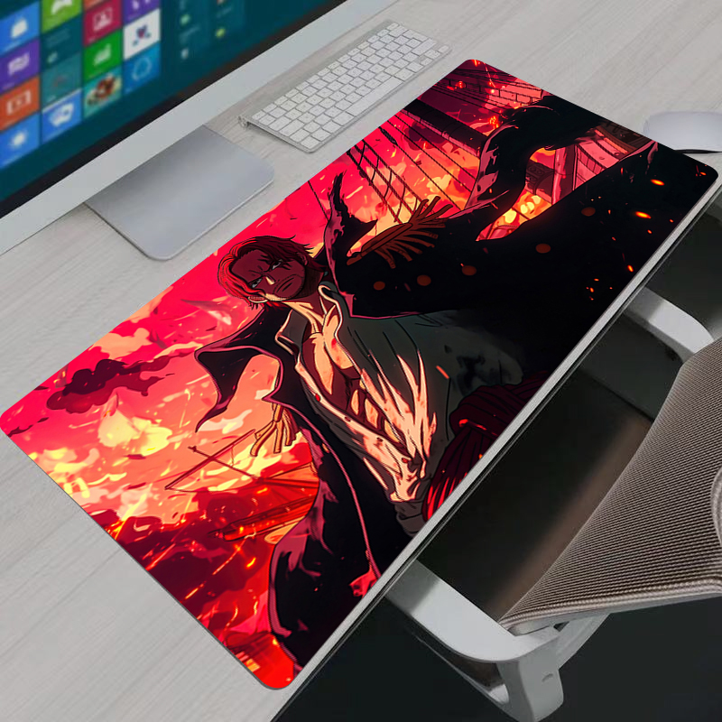 One Piece Shanks Mouse Pad Bes - Gaming Keyboard Noise ulasan dan harga