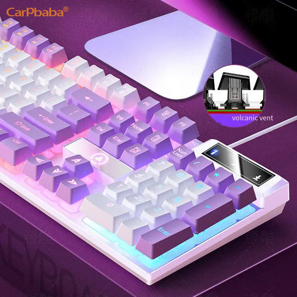 Carpbaba K500 104 tombol USB k - Gaming Keyboard And Mouse Set ulasan dan harga