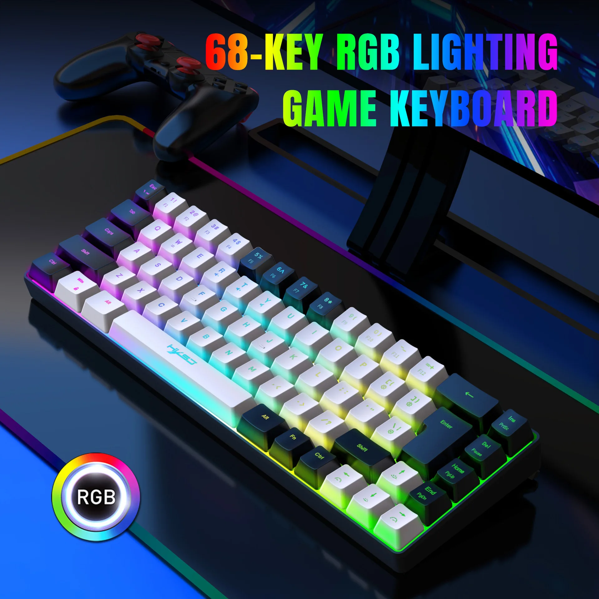 Kit Lampu Latar Belakang Keybo - Gaming Keyboard And Mouse Set ulasan dan harga