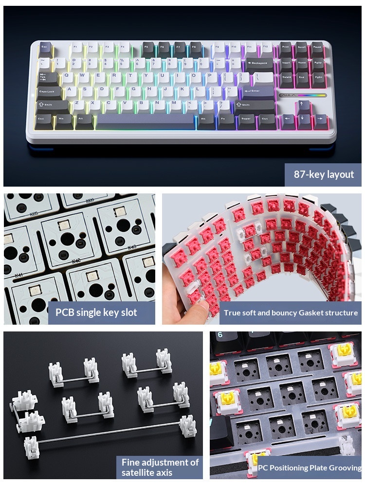 Aula F87 Pro Tri Mode Keyboard - Gaming Keyboard Not Typing ulasan dan harga