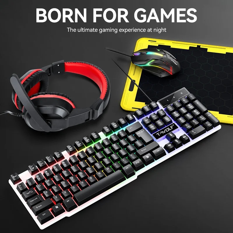 Kombo Headset Gaming Keyboard  - Gaming Keyboard And Mouse Set ulasan dan harga