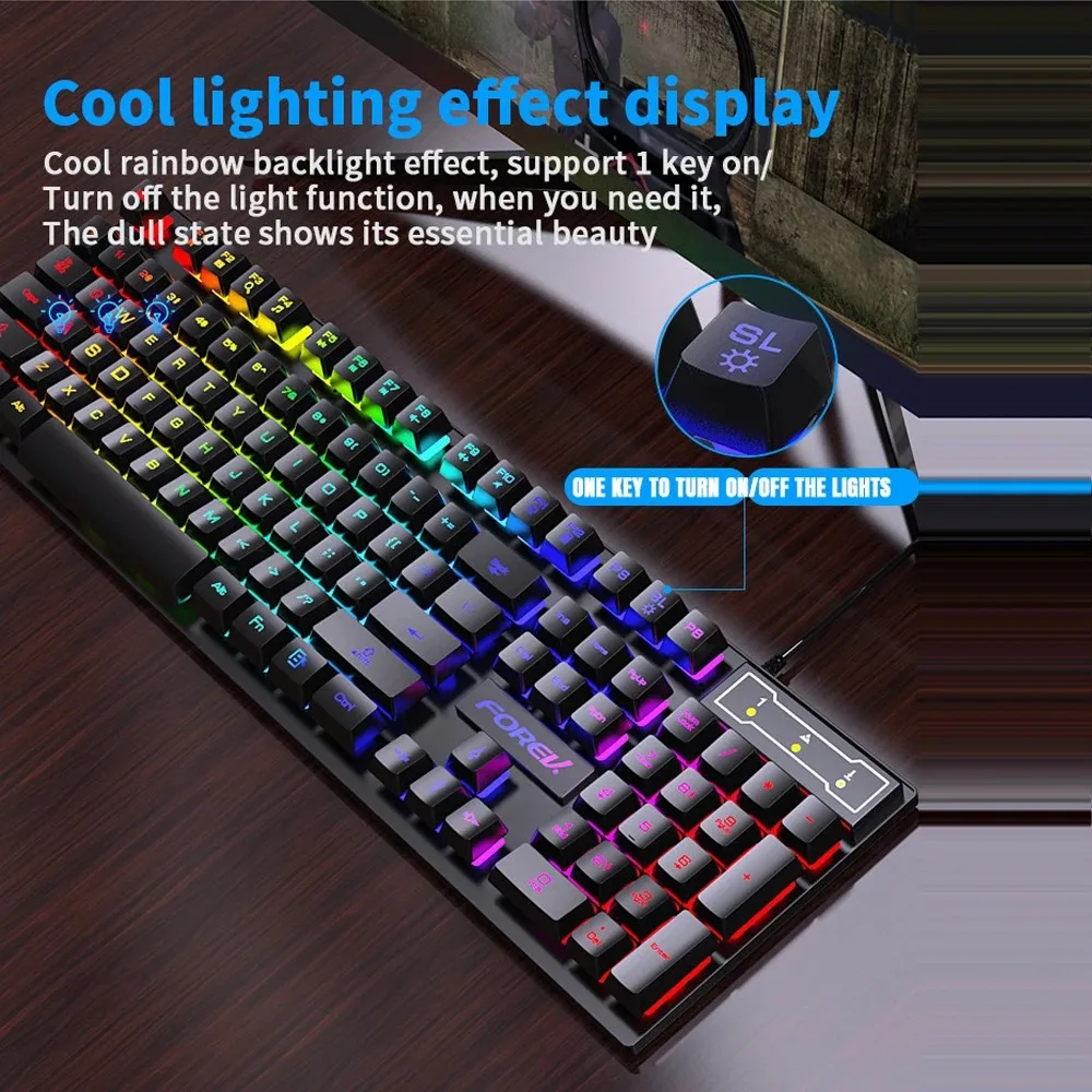 104 Tombol Keyboard Mekanik Ba - Gaming Keyboard Half ulasan dan harga