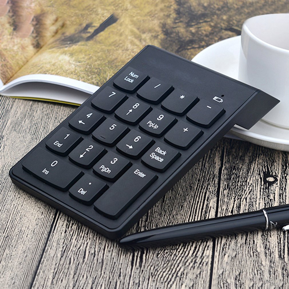 18 Tombol 2.4G Keyboard Nirkab - Gaming Keyboard Half ulasan dan harga