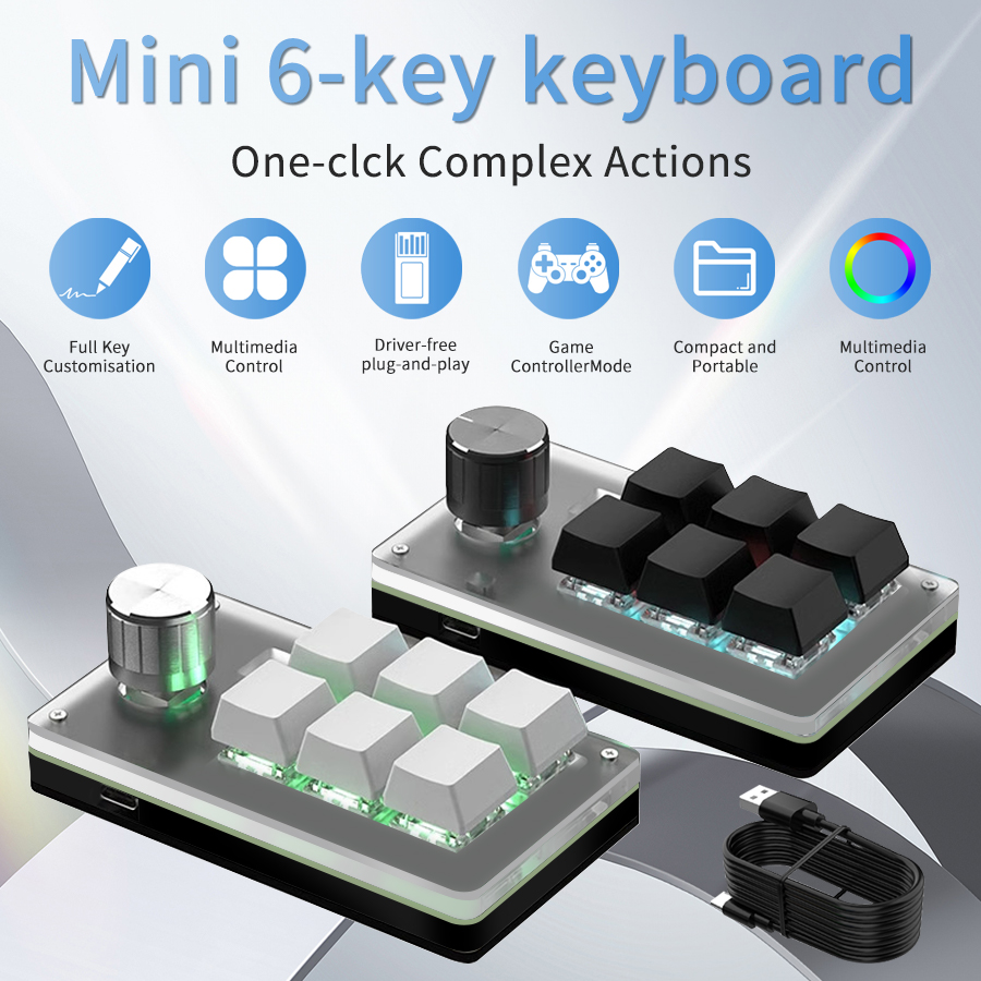 Keyboard Mini Kustom Berkabel  - Gaming Keyboard Hot Swappable ulasan dan harga