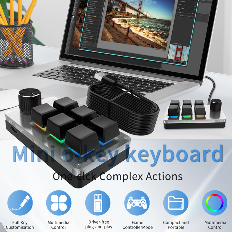Keyboard Mini Kustom Berkabel  - Gaming Keyboard Hot Swappable ulasan dan harga