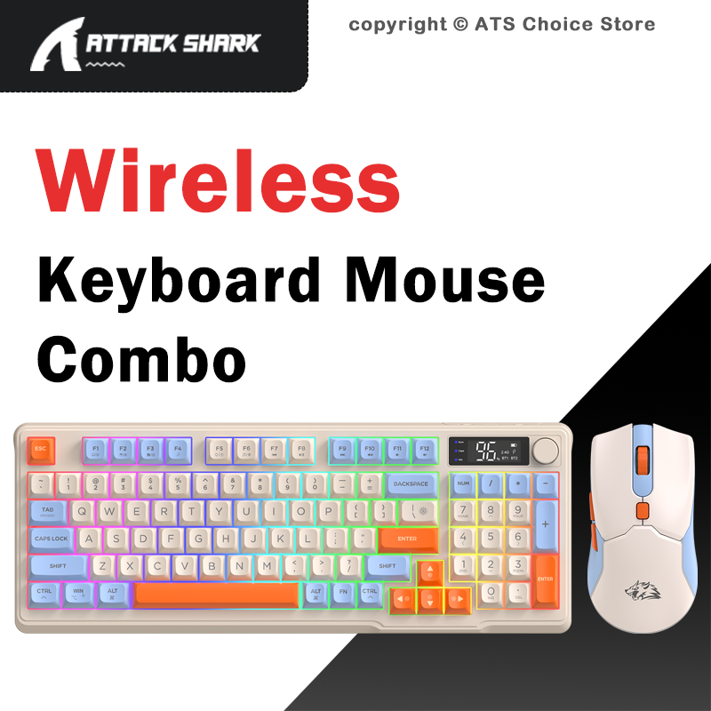 FREEWOLF T96 Wireless Keyboard - Gaming Keyboard And Mouse Set ulasan dan harga