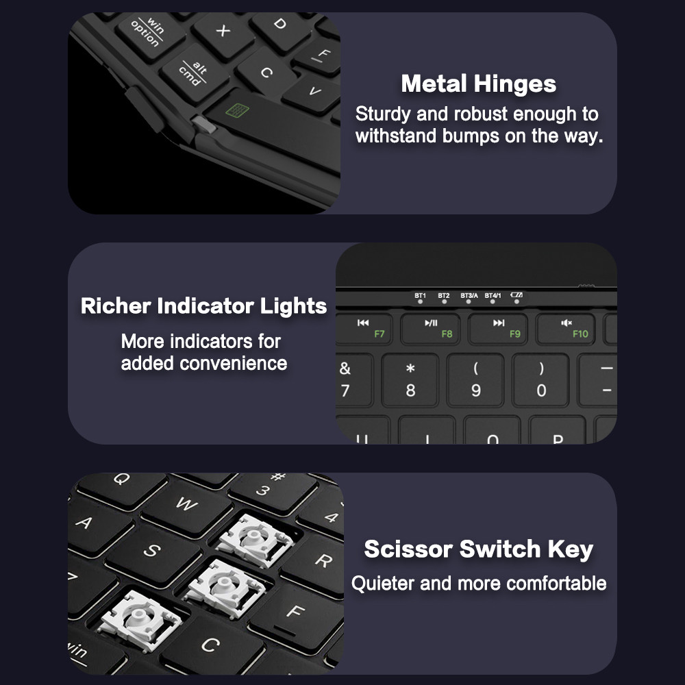 Keyboard Bluetooth Lipat JOMAA - Gaming Keyboard Number Pad ulasan dan harga