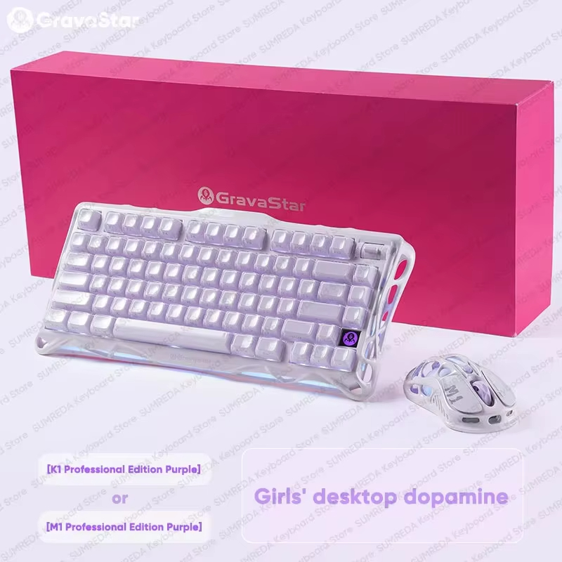 GravaStar M1 M2 Mouse Nirkabel - Gaming Keyboard Bluetooth ulasan dan harga