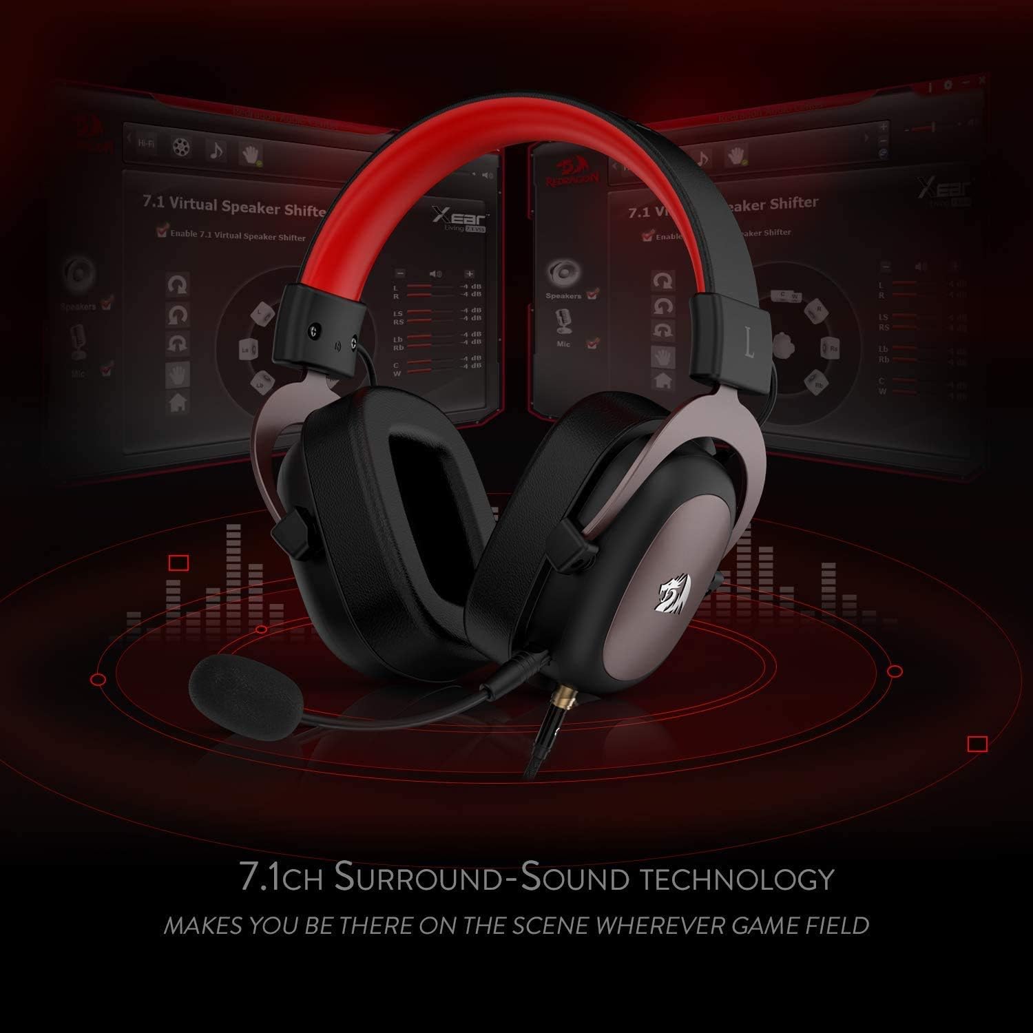 Redragon H510 Zeus Headset Gam - Gaming Keyboard Half ulasan dan harga